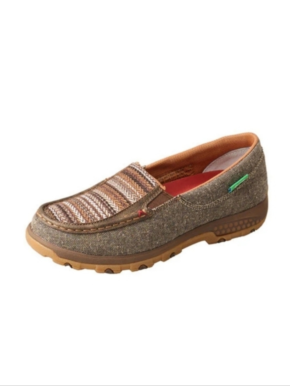 Twisted X Slip On Driving Moc EcoTWX‎ Tweed Loafers Size 8